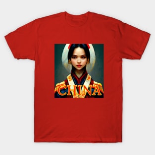 China Girl Anime Cute Princess T-Shirt